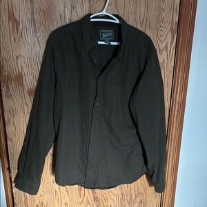 Men's Woolrich Overshirt in Green